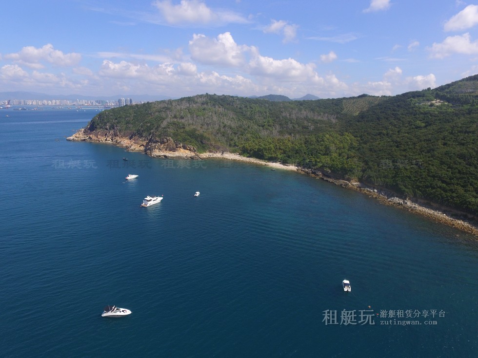 三亞旅游游艇租賃，三亞港至三亞角航線