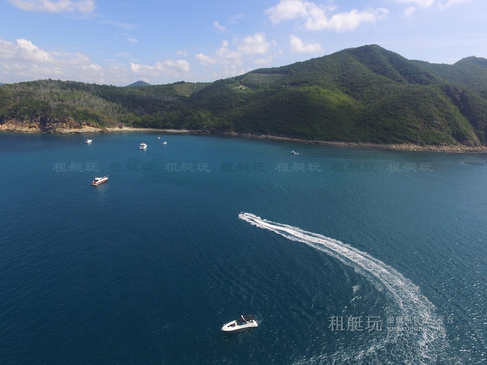 三亞旅游游艇租賃，三亞港至三亞角航線